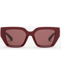 Burberry - Ekd Rectangular Sunglasses - Lyst
