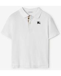 Burberry - Childrens Cotton Piqué Polo Shirt - Lyst