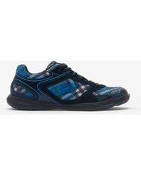 Burberry - Check Matrix Sport Sneakers - Lyst
