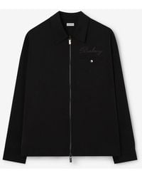 Burberry - Nylon Zip Overshirt - Lyst