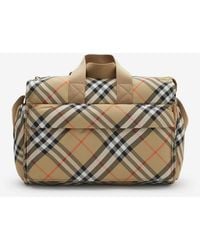 Burberry - Childrens Check Baby Changing Bag - Lyst