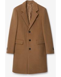 Burberry - Wool Tailored Coat - Lyst