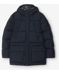 Burberry - Hooded Puffer Jacket - Lyst