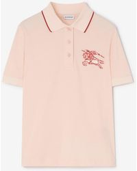 Burberry - Heart Knight Cotton Polo Shirt - Lyst