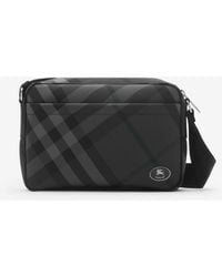 Burberry - Slim Grid Crossbody Bag - Lyst