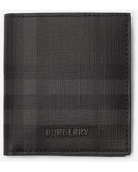 Burberry - City Check Folding Card Case - Lyst