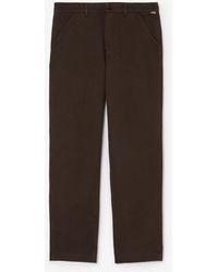 Burberry - Cotton Twill Chinos - Lyst