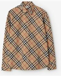 Burberry - Classics Regular Fit Check Cotton Shirt - Lyst