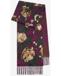 Burberry - Rose Alpaca Wool Blend Scarf - Lyst