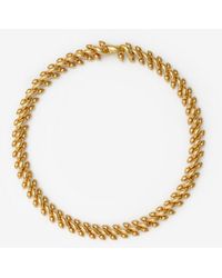 Burberry - Spear Chain Necklace - Lyst