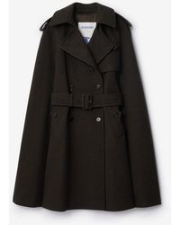Burberry - Cashmere Belmont Trench Cape - Lyst