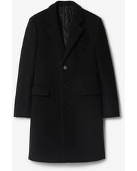 Burberry - Wool Tailored Coat - Lyst