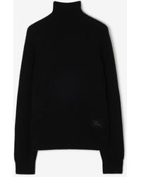 Burberry - Cashmere Turtleneck Sweater - Lyst