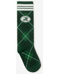 Burberry - Argyle Check Stretch Cotton Blend Socks - Lyst