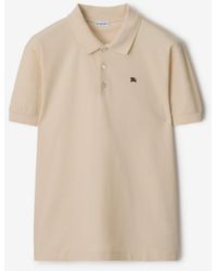 Burberry - Metal Knight Cotton Polo Shirt - Lyst