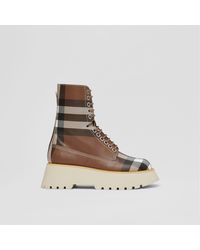 Burberry Guild Leather Platform Brogues 