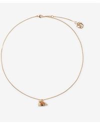 Burberry - Fox Charm Necklace​ - Lyst