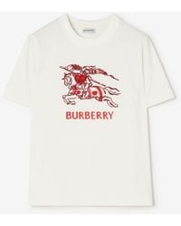 Burberry - Heart Knight Cotton T-Shirt - Lyst