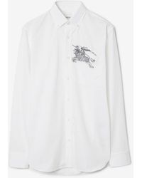 Burberry - Ekd Cotton Formal Shirt - Lyst