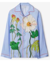 Burberry - Highgrove Honeybee Silk Pyjama Shirt - Lyst