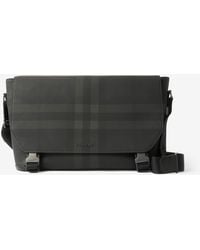 Large Wright Bag in Charcoal - Men | Burberry® Official