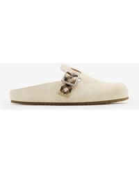 Burberry - Suede Urchin Clogs - Lyst