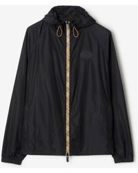 Burberry - Checker-Tape Nylon Hooded Jacket - Lyst