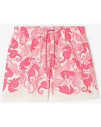 Burberry - Seahorses Swim Shorts - Lyst