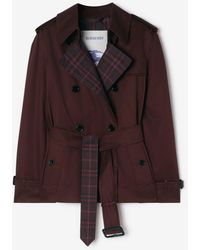 Burberry - Garbardine Lakefield Trench Jacket - Lyst