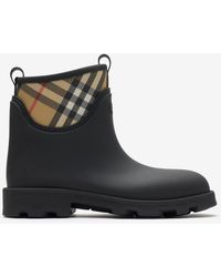 Burberry - Rubber Marsh Stamp Low Boots​ - Lyst