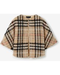 Burberry Ponchos and poncho dresses for Women | Online Sale up to 52% off |  Lyst