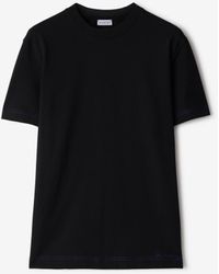Burberry - T-shirt en coton - Lyst