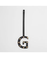 Burberry Letter G Bag Charm - Black
