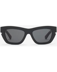 Burberry - Inlaid Check Cat-Eye Sunglasses​ - Lyst