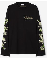 Burberry - Long-Sleeve Brave Little Tree Cotton T-Shirt - Lyst