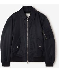Burberry - Nylon Bomber Jacket - Lyst