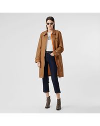 Burberry Logo Appliqué Technical Canvas Coat - Multicolour
