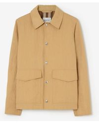 Burberry - Nylon Cotton Overshirt - Lyst