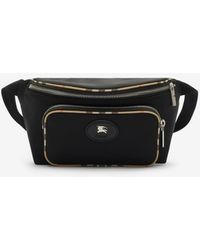 Burberry - Check Trim Belt Bag - Lyst