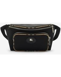 Burberry - Check Trim Belt Bag - Lyst