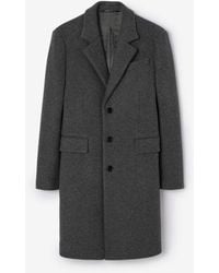 Burberry - Wool Tailored Coat - Lyst