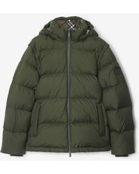 Burberry - Detachable Sleeve Puffer Jacket - Lyst