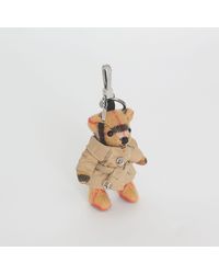 Burberry Thomas Bear Charm In Trench Coat - Multicolour