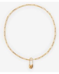 Burberry - Knight Pin Necklace - Lyst
