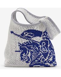 Burberry - Small Ekd Crochet Bag - Lyst