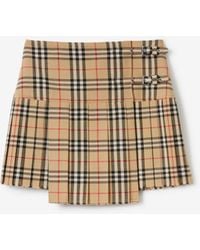 Burberry - Vintage Check Kilt - Lyst