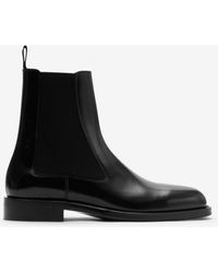 Burberry - Leather Tux High Chelsea Boots​ - Lyst