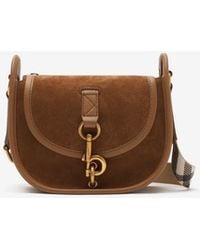 Burberry - Mini B Clip Messenger Bag - Lyst