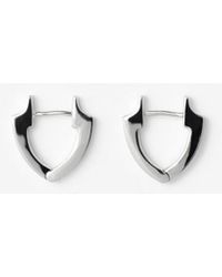Burberry - Shield Slim Earrings - Lyst