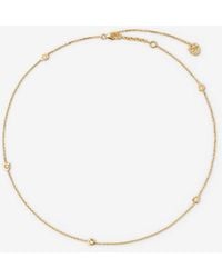 Burberry - Shield Chain Necklace - Lyst